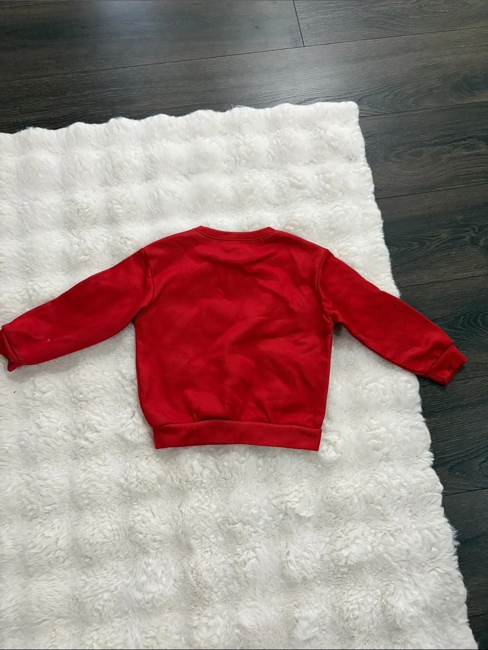 Kids Red 'Love' Heart Sweatshirt